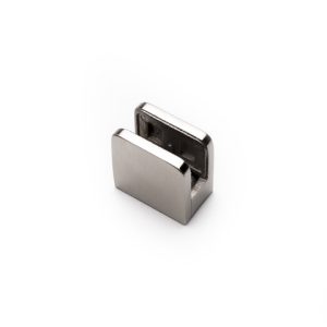 Uchwyt szkła 30x30 - FLAT/ AISI 304 - SZLIF
